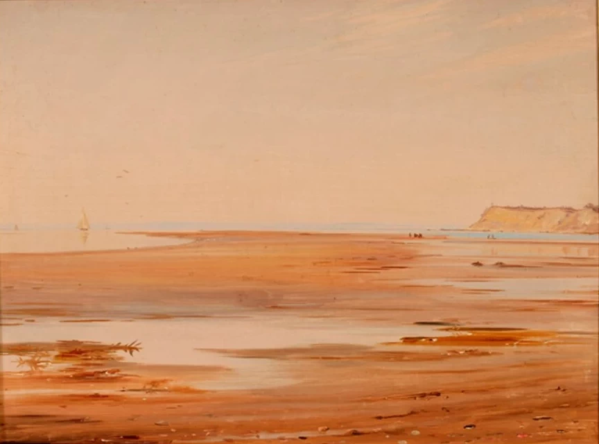 Crane Neck attraverso la palude, 1841 - The Long Island Museum